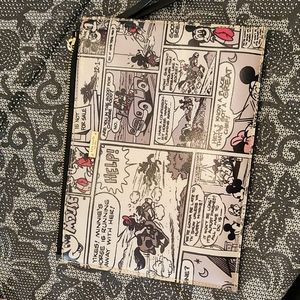 Kate Spade Mickey mouse comic strip wristlet